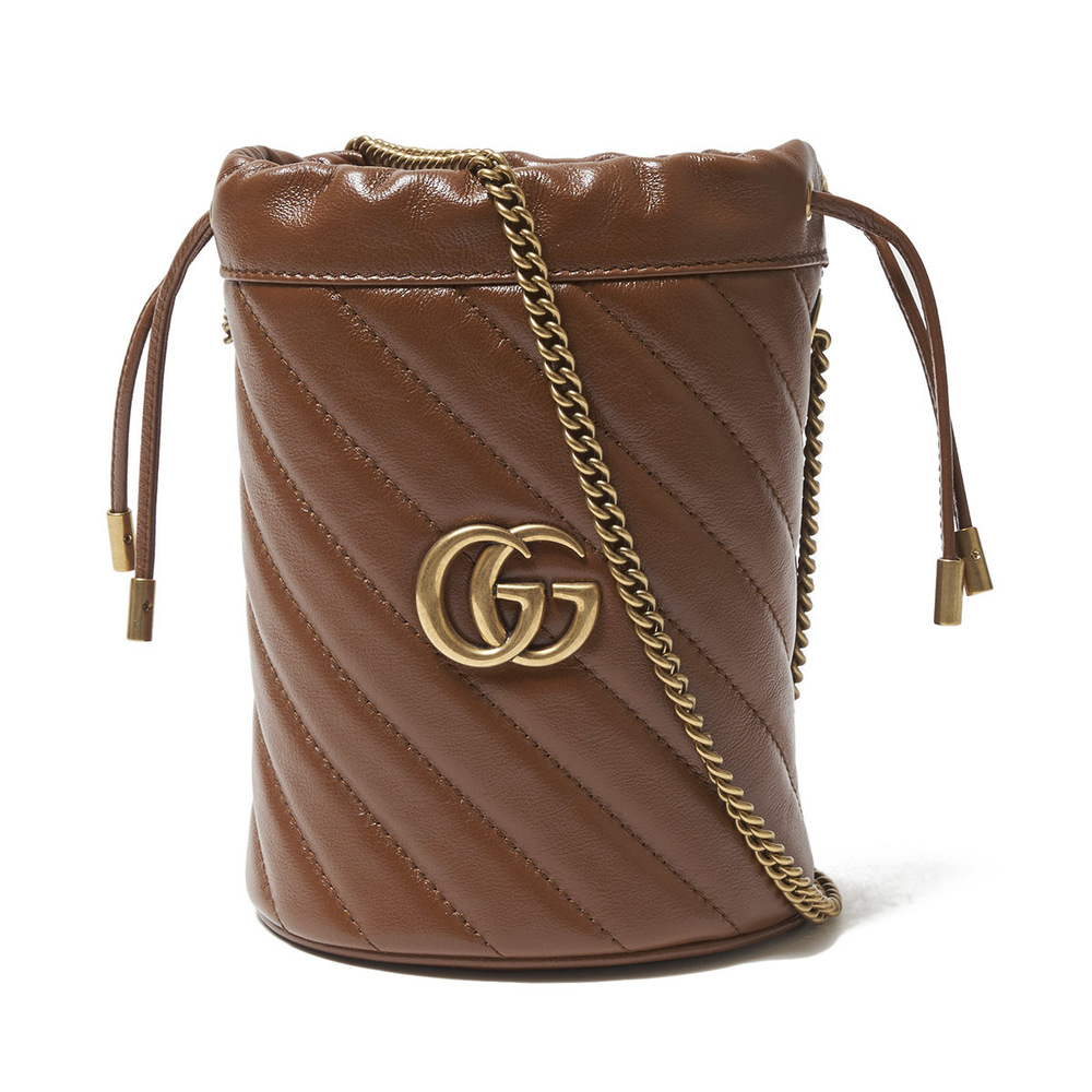 Gucci GG Marmont Shoulder Bag Brown